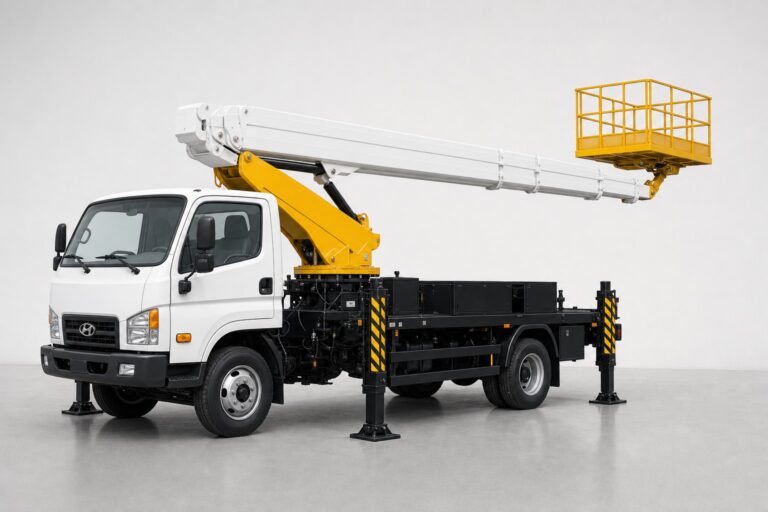 Автовышка Hansin HS300A 32 м, главный вид
