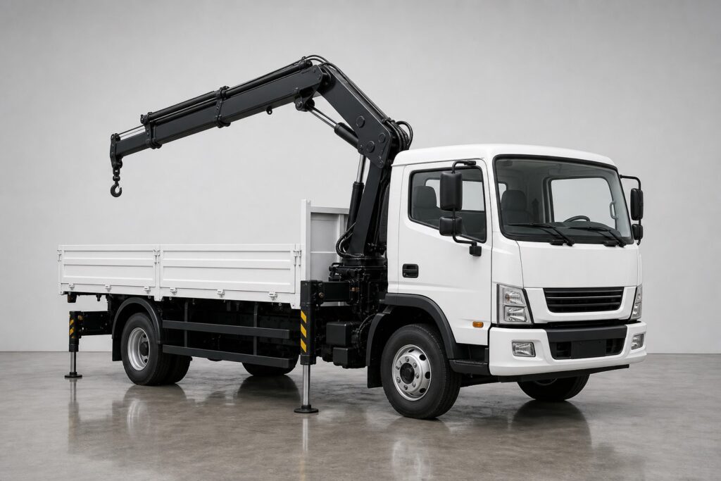 Аренда манипулятора Foton 5 тонн со стрелой 3 тонны в Екатеринбурге