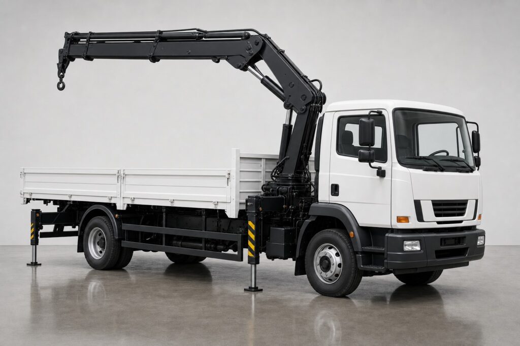 Аренда манипулятора Isuzu 5 тонн со стрелой 5 тонн в Екатеринбурге